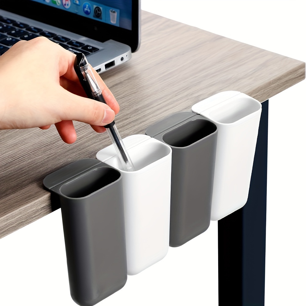 Tech Accessories For Office Desk - Bureaupennenhouders, clip-on potloodopslagcontainers, zelfklevend accessoire voor