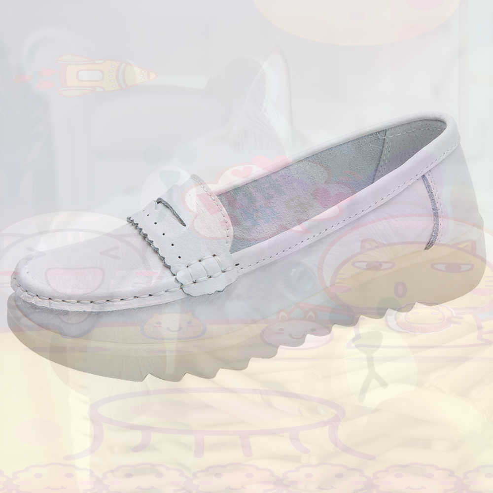 Top Tech Accessories - Mocassin Rijden Tienersneakers Skateboarden Damesschoenen Zilver