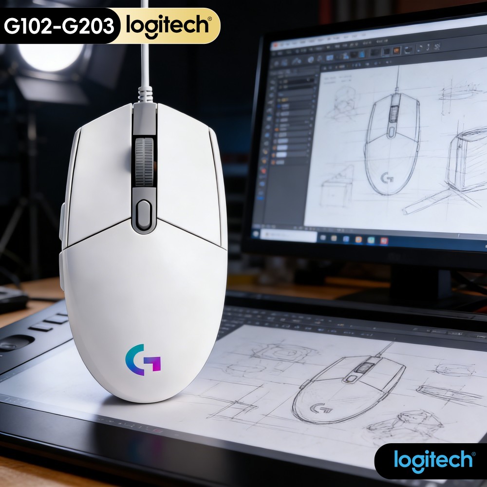 Logitech Mouse G203 - G102 Originele Logitech G203 Prodigy Series
