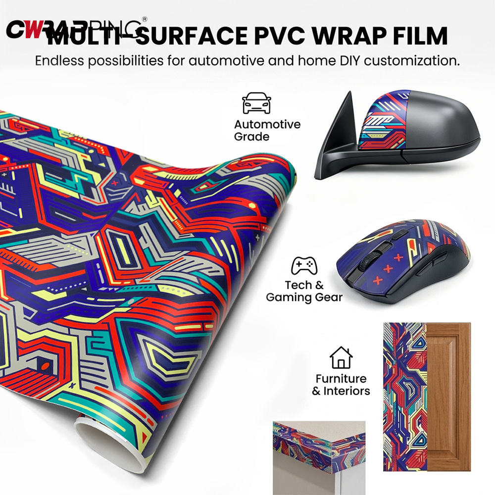 Accessories Tech Pack - Vinyl wrapfolie retro cyber tech camo