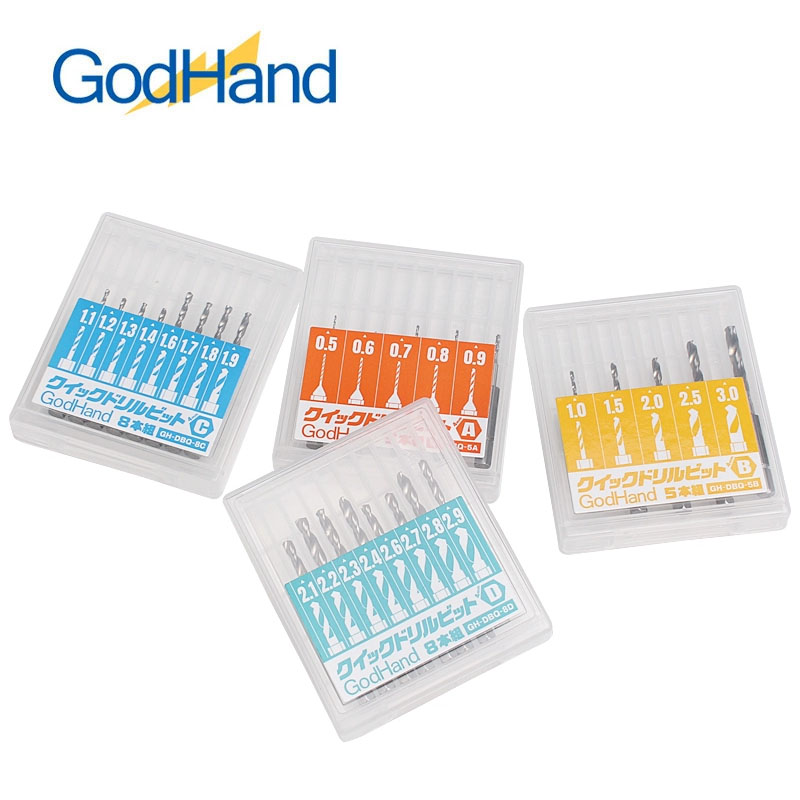 Top Tech Accessories - Godhand GH-DBQ-5A/5b/8c/8d Snel Bevestigbare Boor Bit