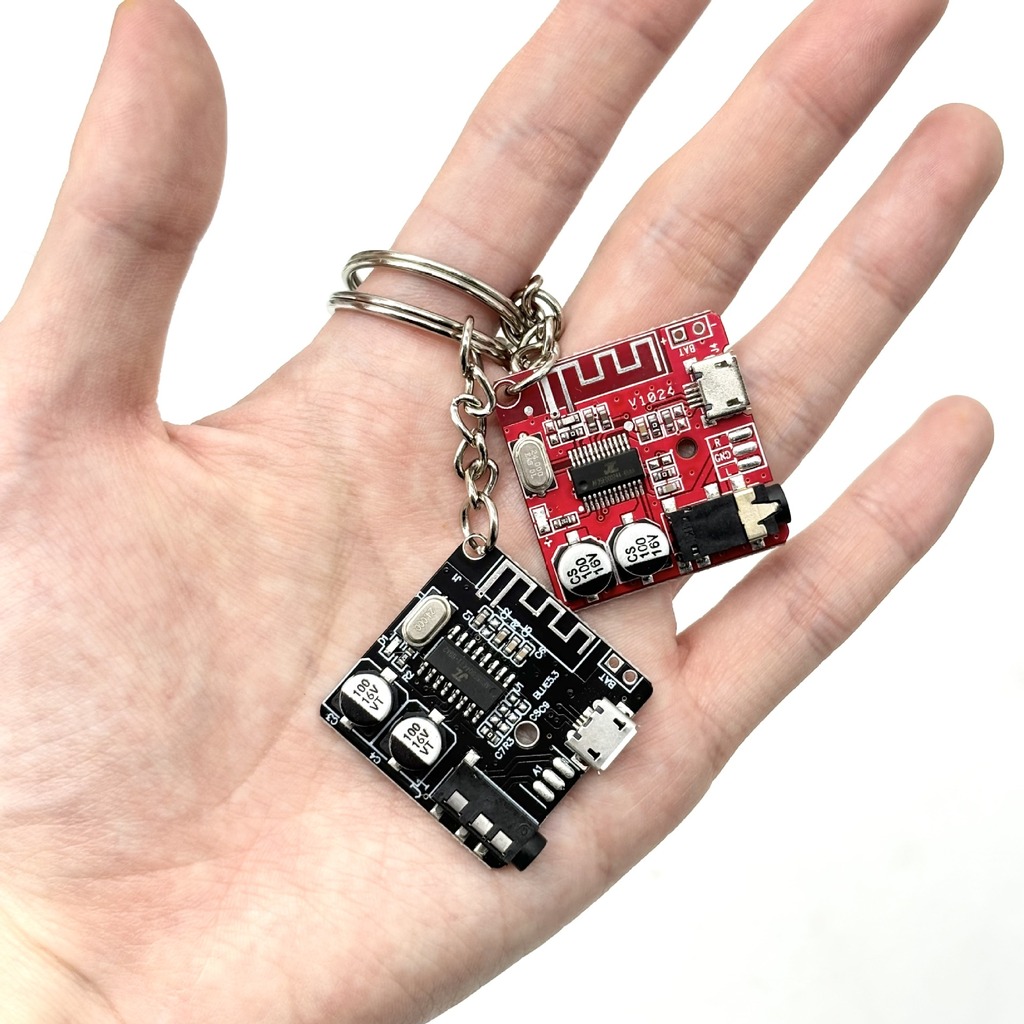 Tech Accessories Board - Cyberpunk stijl printplaat sleutelhanger retro tech
