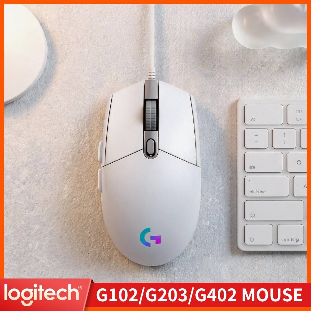 Logitech Mouse G203 - Logitech G203 LIGHTSYNC Bedrade Gamingmuis Stabiele