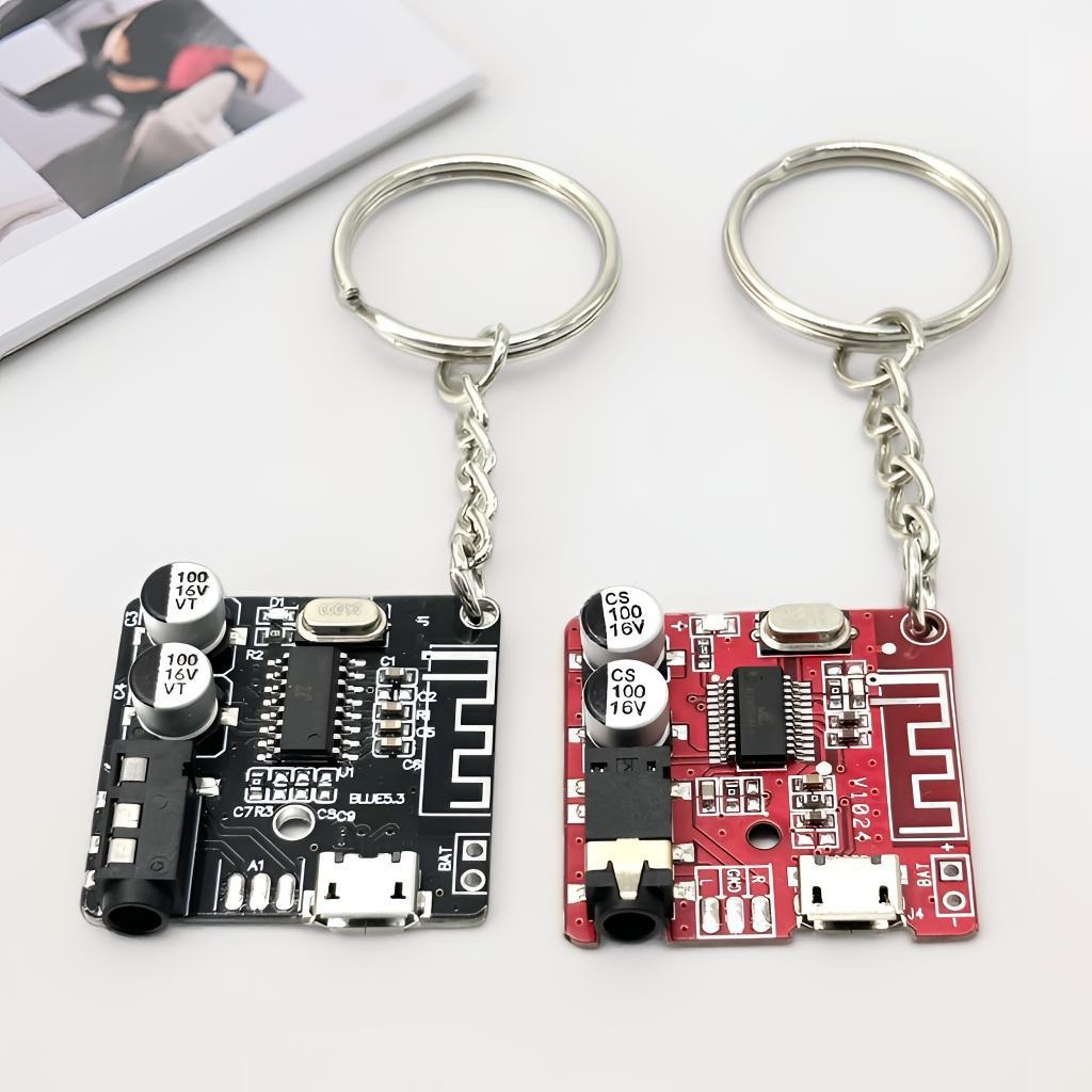 Tech Accessories Board - Cyberpunk stijl printplaat sleutelhanger retro tech