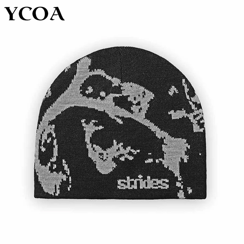 Mannen Beanie Strides Splatter - Tech Wear Accessories recensie en prijs