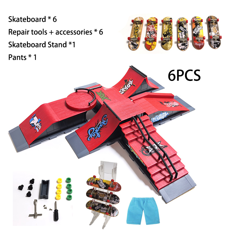 DIY Finger Skatepark 6-in-1 Se - Tech Deck Accessories recensie en prijs
