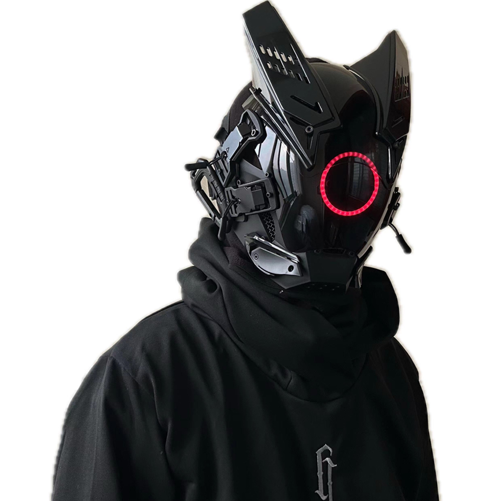 Cyberpunk LED-masker cosplayma - Tech Wear Accessories recensie en prijs