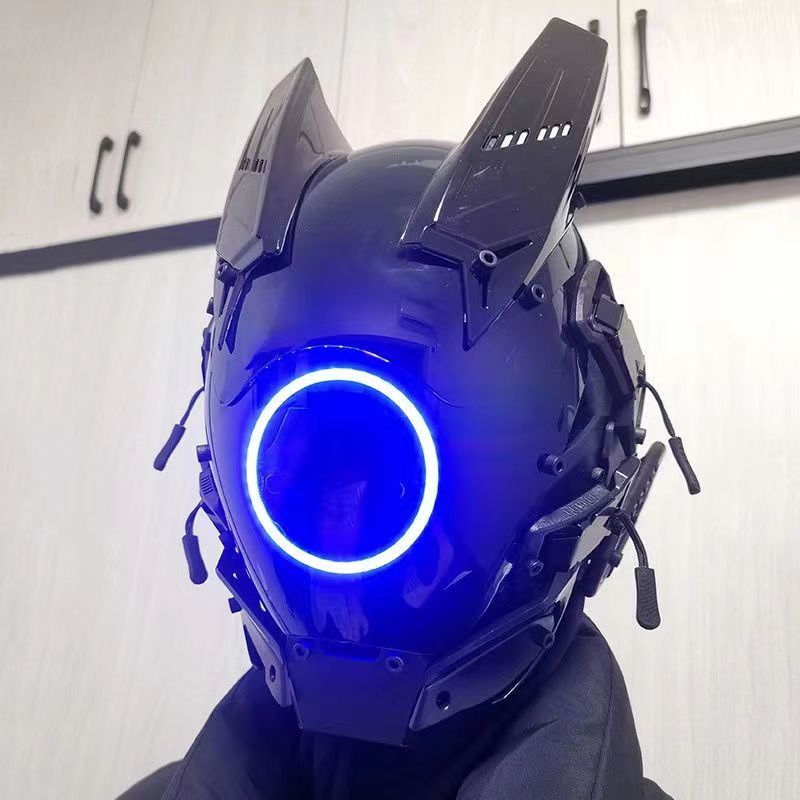 Cyberpunk LED-masker cosplayma - Tech Wear Accessories recensie en prijs