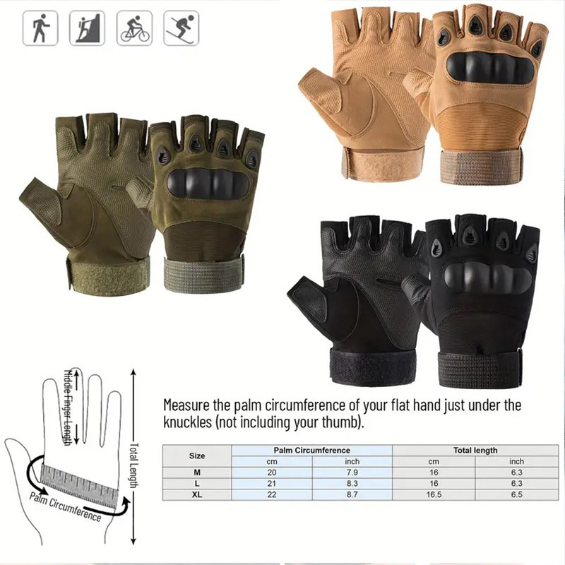 1 paar tactische vingerloze ha - Tech Wear Accessories recensie en prijs